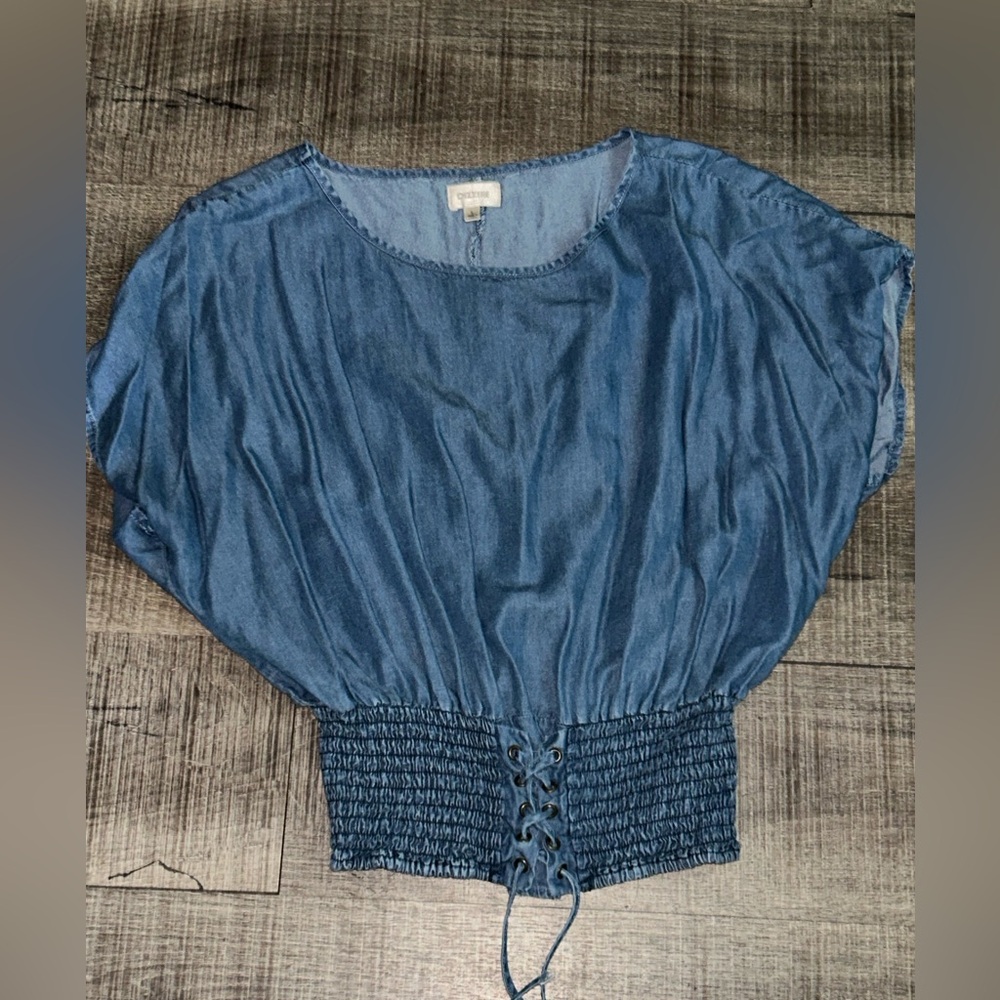 Blue Denim Women's Top